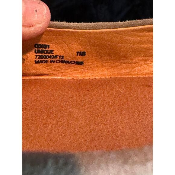 coach leather goods 1941 ballet flats suede buckle - Picture 7 of 7